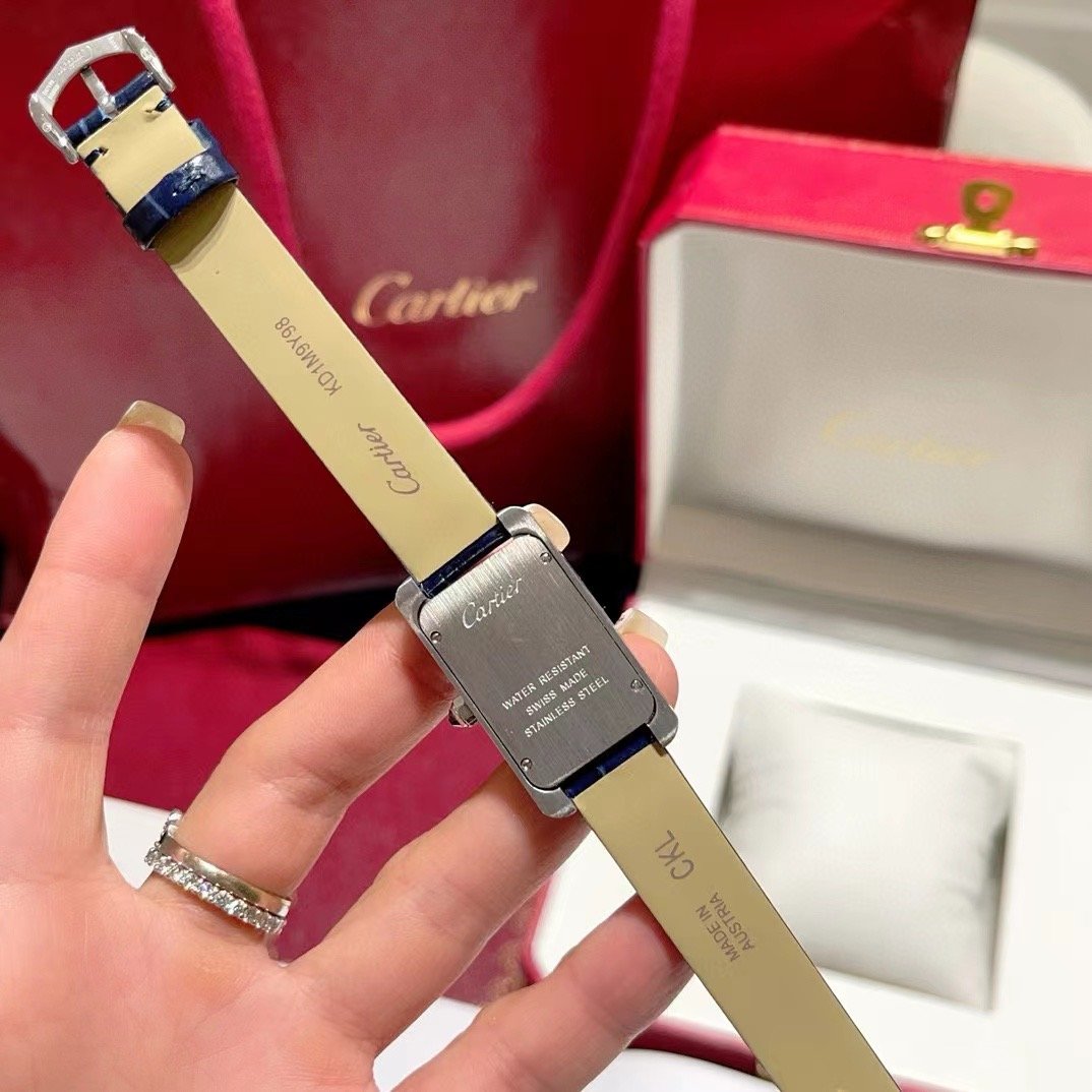 Cartier Tank Americaine De Wrist Watch WTJN25116