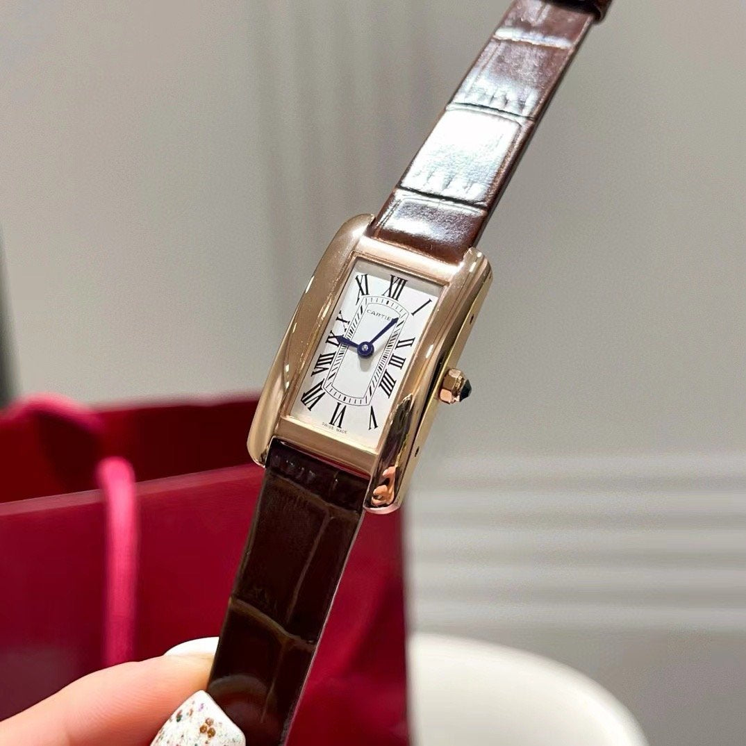 Cartier Tank Americaine De Wrist Watch WTJN25117