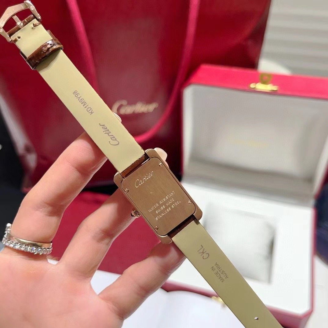 Cartier Tank Americaine De Wrist Watch WTJN25117