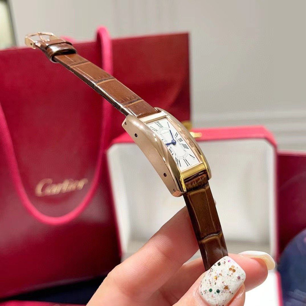 Cartier Tank Americaine De Wrist Watch WTJN25117