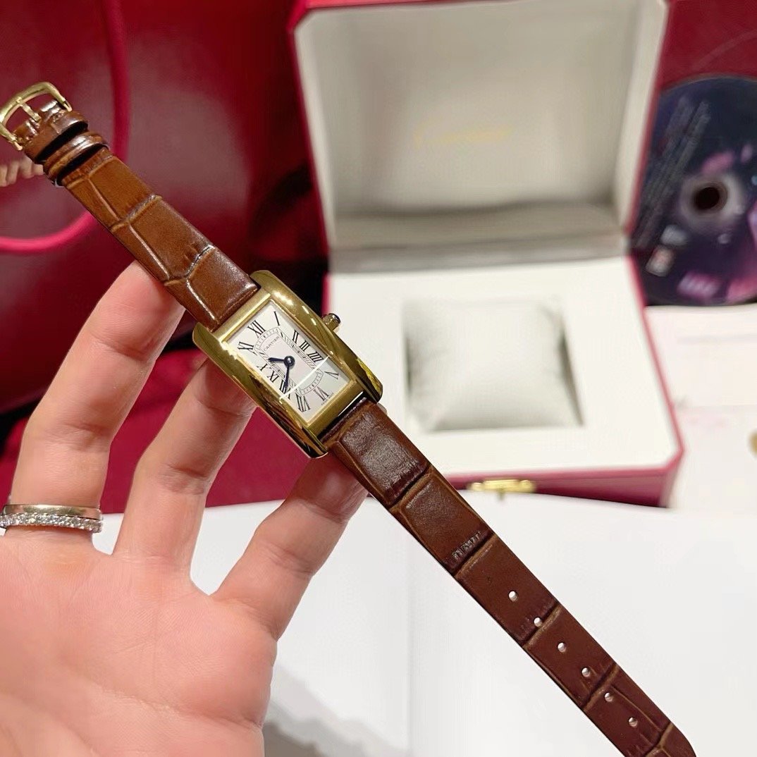 Cartier Tank Americaine De Wrist Watch WTJN25118