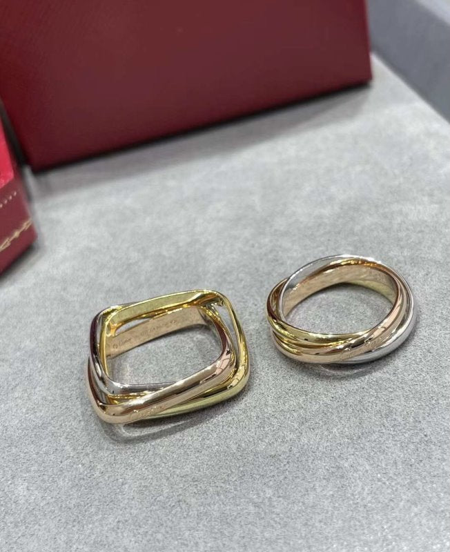 Cartier Three Ring Diamond Rings JWLH0158