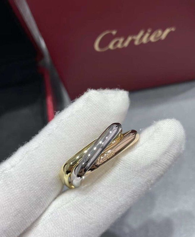 Cartier Three Ring Diamond Rings JWLH0158