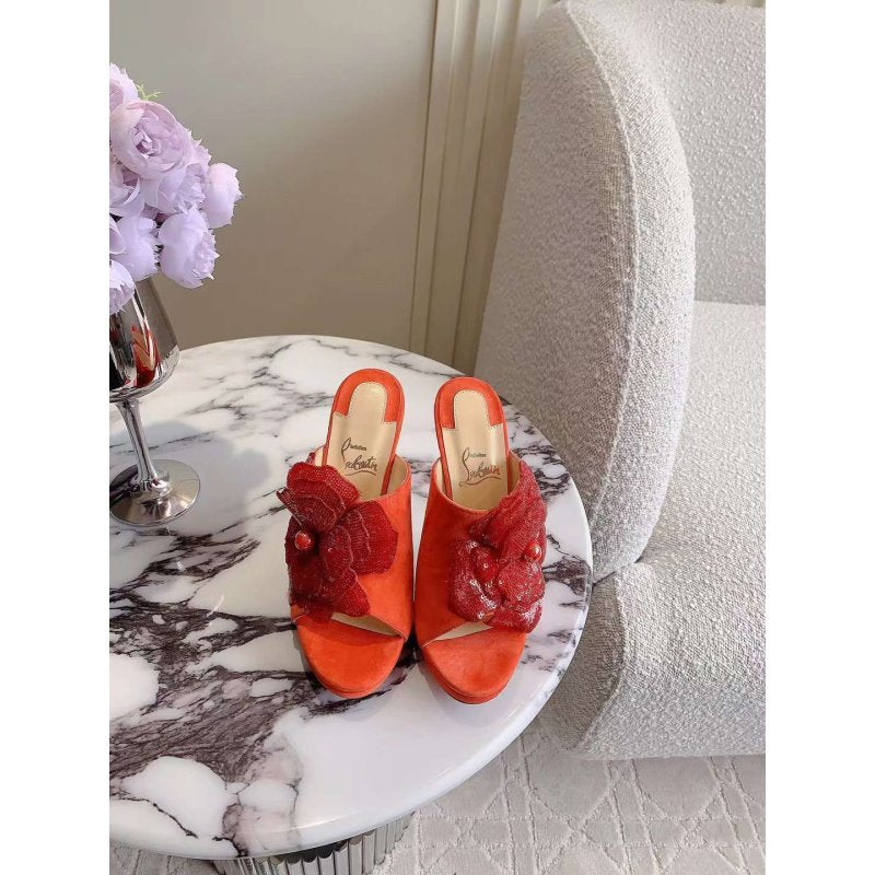 Christian Louboutin High Heeled Red Soul Shoes SH010120