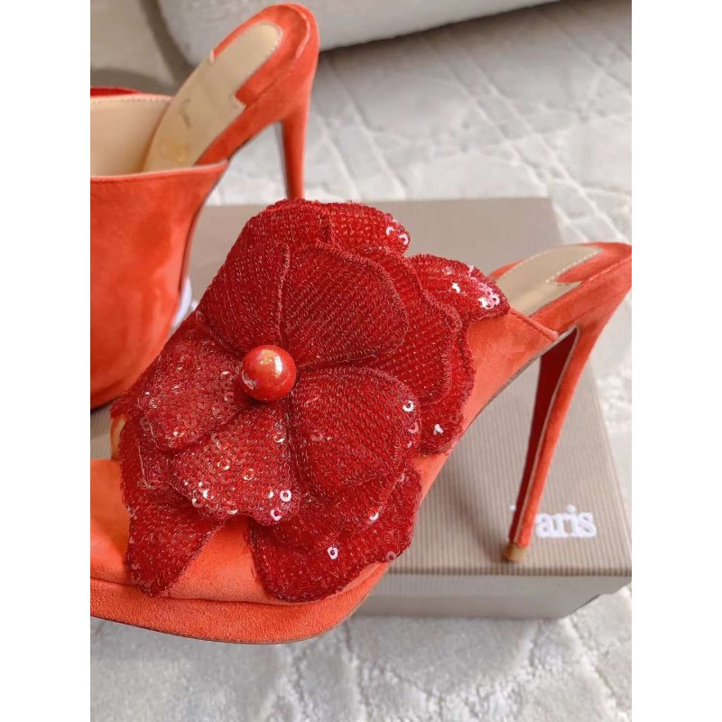Christian Louboutin High Heeled Red Soul Shoes SH010120