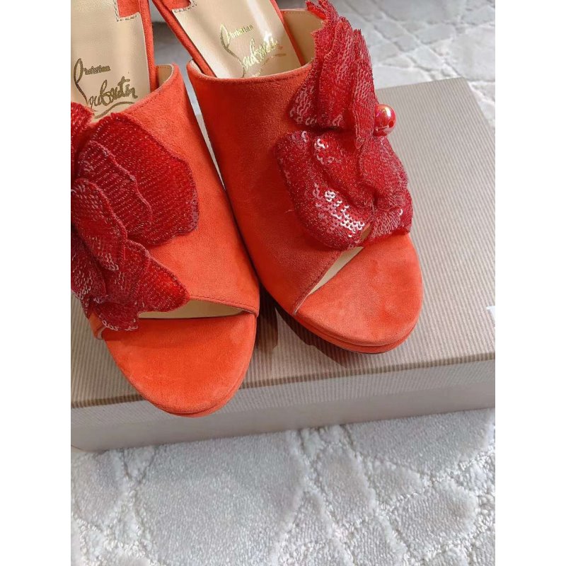 Christian Louboutin High Heeled Red Soul Shoes SH010120