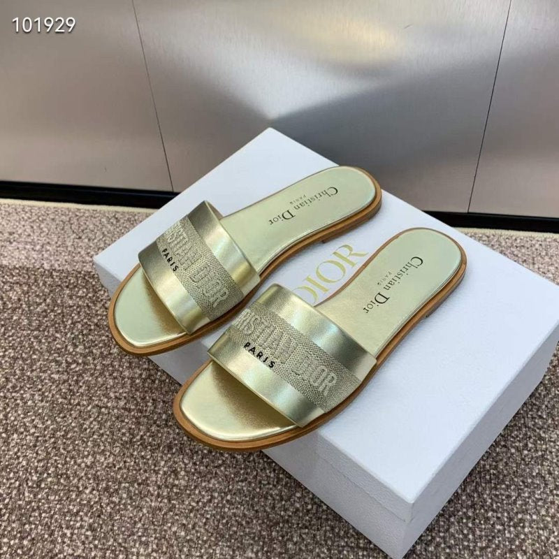 Dior CD Embroidery Sandals SH010138