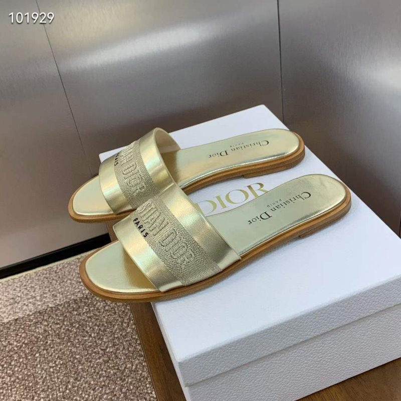Dior CD Embroidery Sandals SH010138