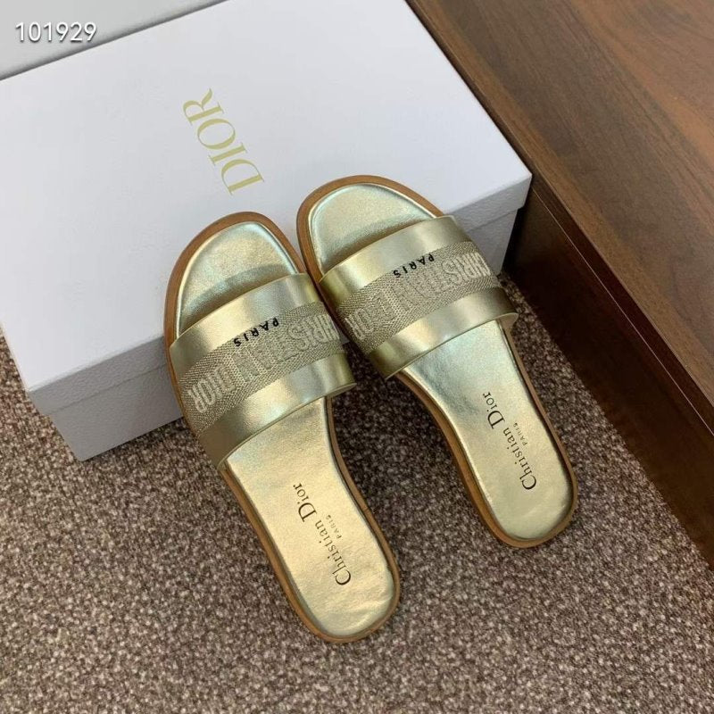 Dior CD Embroidery Sandals SH010138
