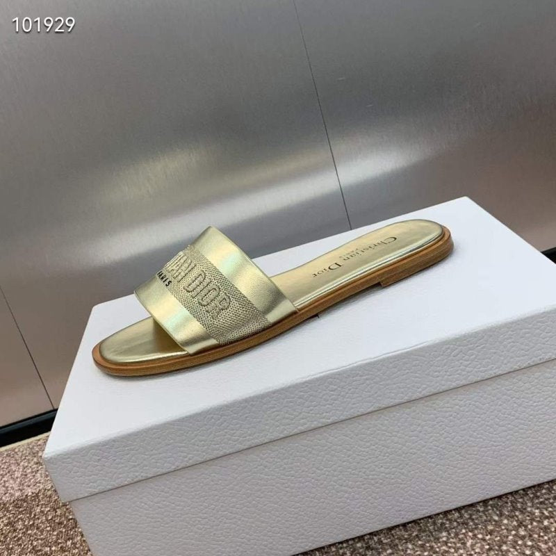 Dior CD Embroidery Sandals SH010138