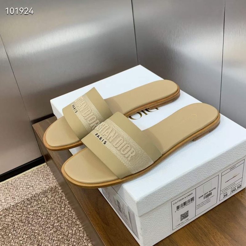 Dior CD Embroidery Sandals SH010140