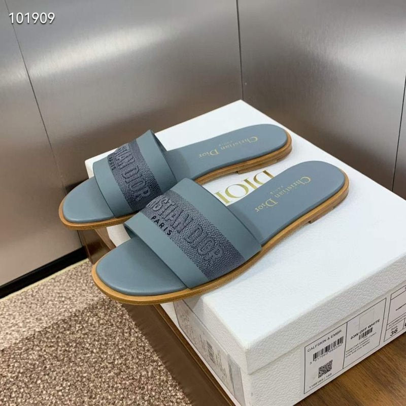 Dior CD Embroidery Sandals SH010146