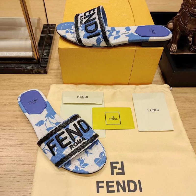 Fendi Classic Printed Slippers SH010153