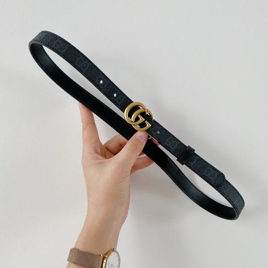 Gucci  Black Leather  Belt  WLB01174