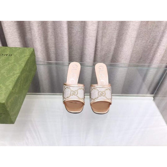 Gucci Double G Heeled Slippers SH010202
