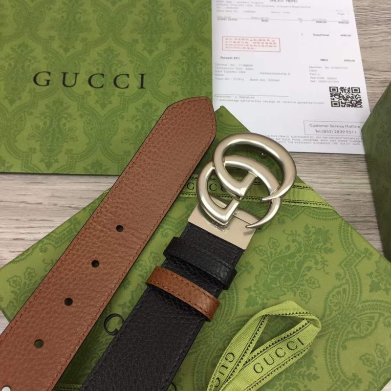 Gucci GG Buckle Double sided Belt WB001086