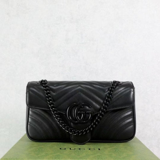 Gucci GG Marmont All Black Bag BG0525234