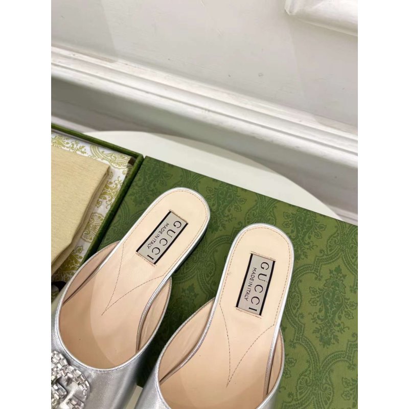 Gucci G Crystal Slippers SH010260