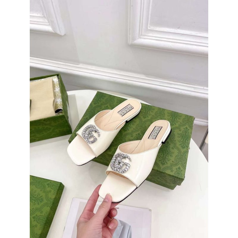 Gucci G Crystal Slippers SH010263