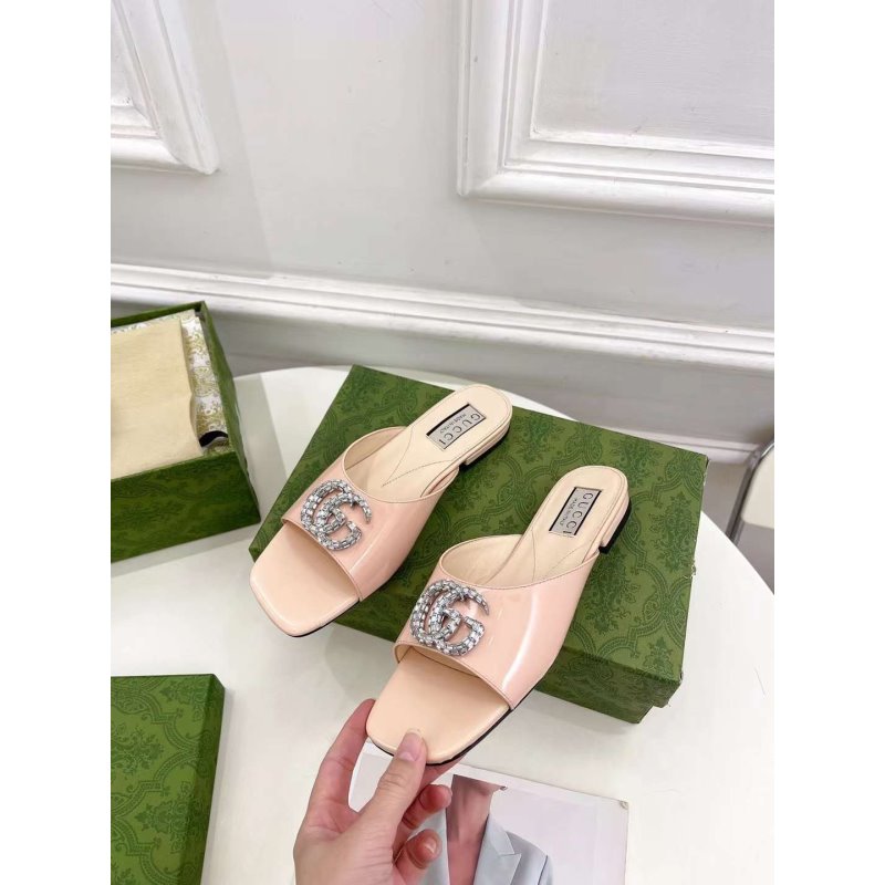 Gucci G Crystal Slippers SH010264