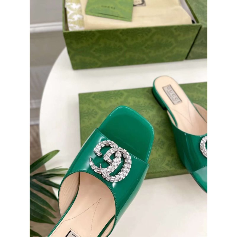 Gucci G Crystal Slippers SH010265