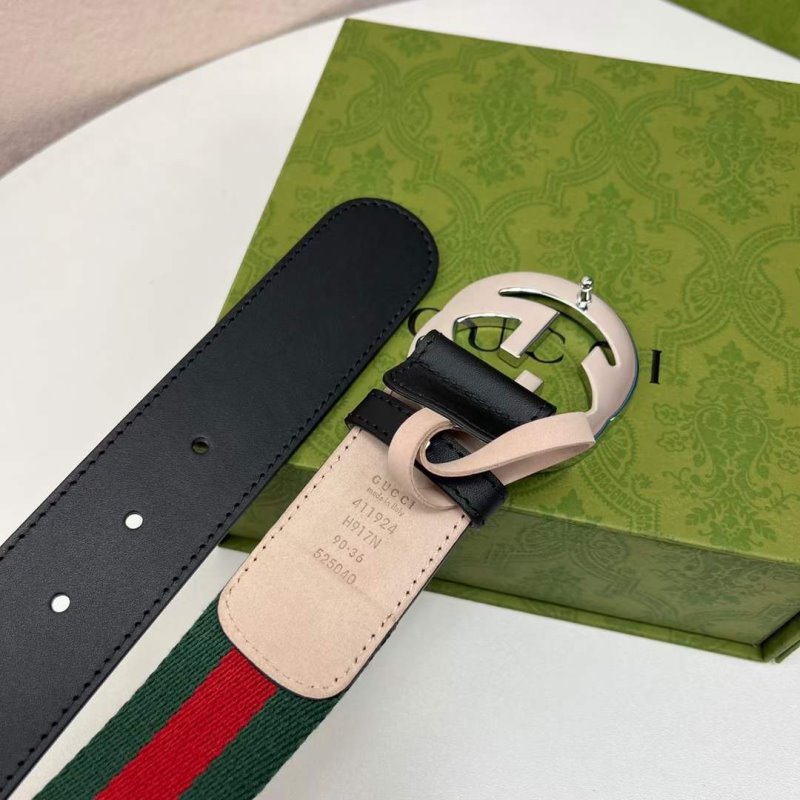 Gucci Leather Stiching Belt WB001054