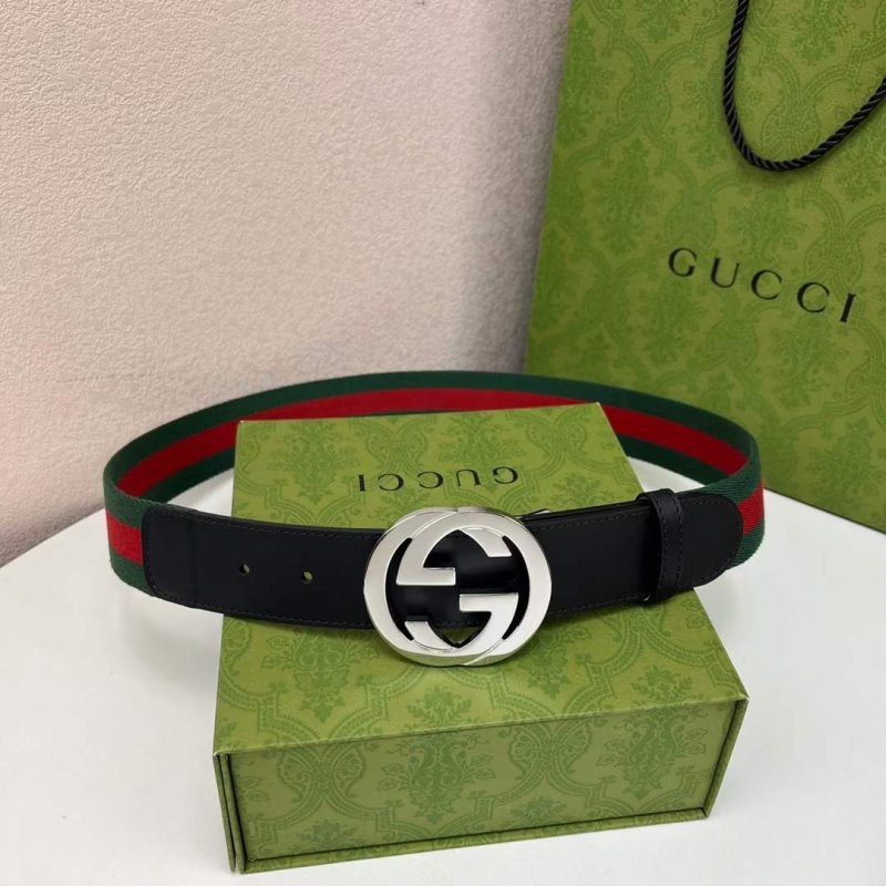 Gucci Leather Stiching Belt WB001054