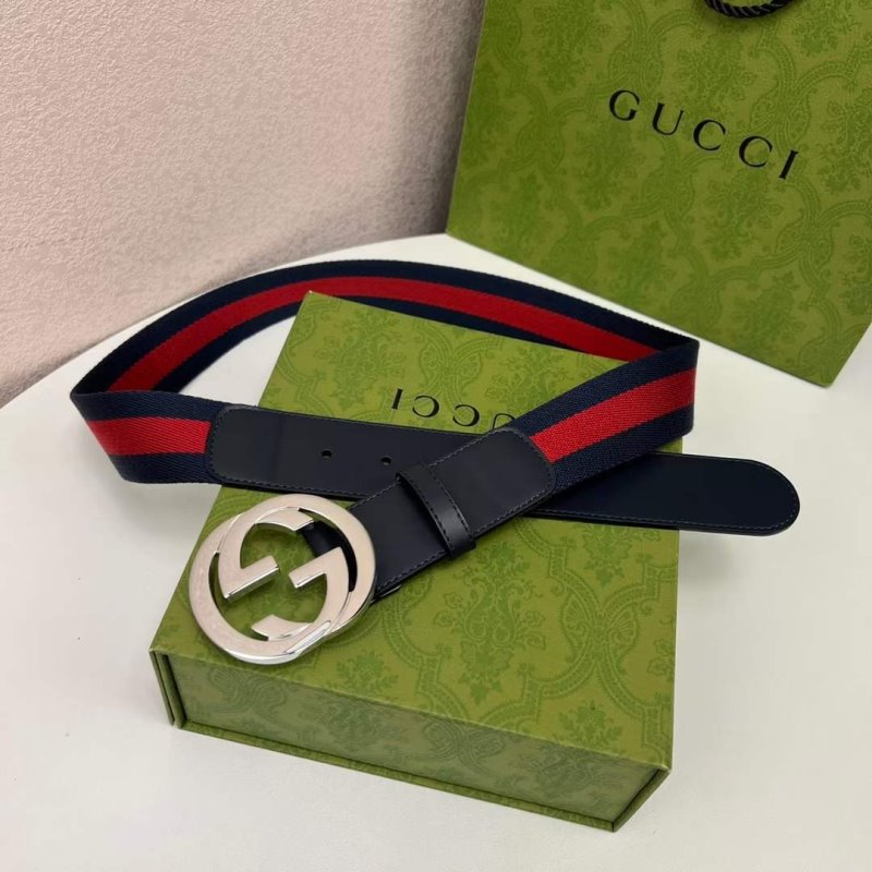 Gucci Leather Stiching Belt WB001057