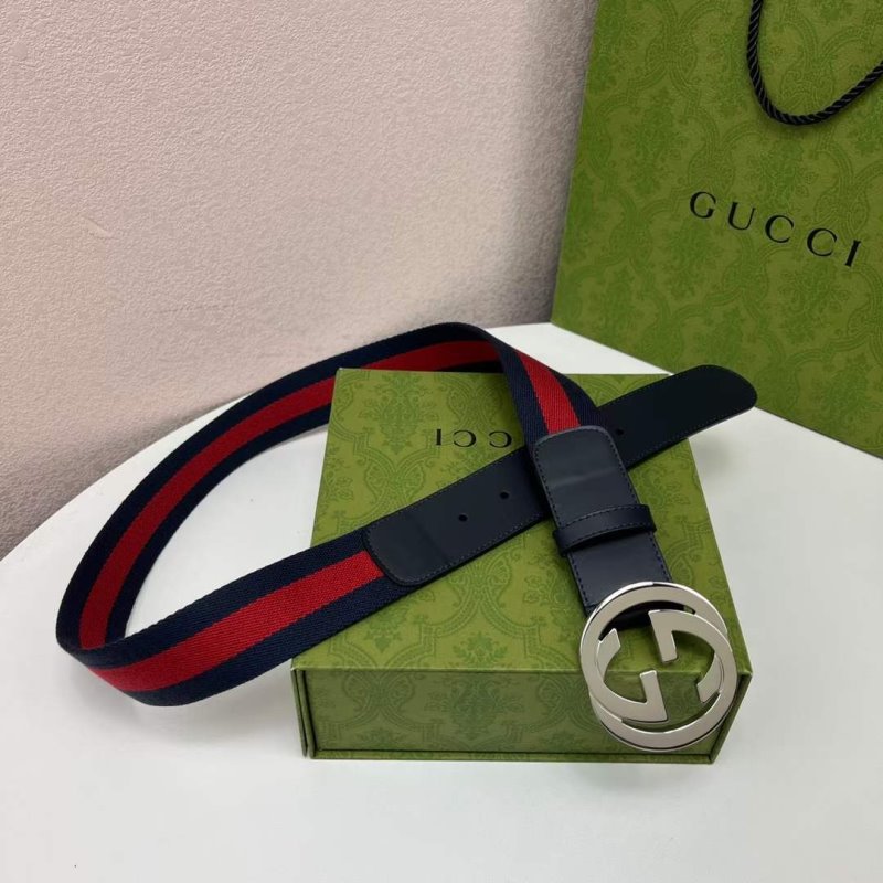 Gucci Leather Stiching Belt WB001057