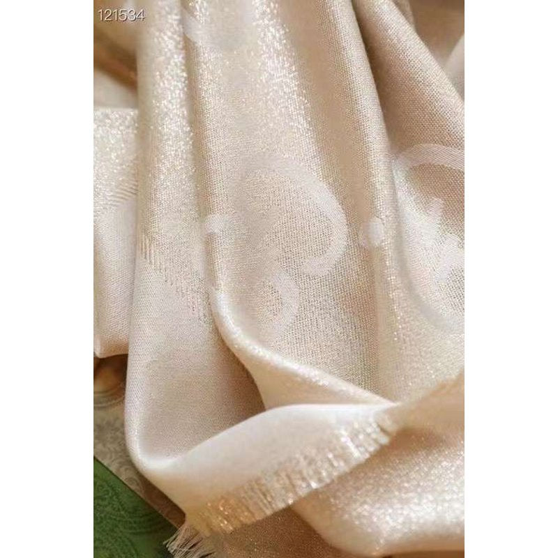 Gucci Muberry Silk and Wool Scarf SS001059