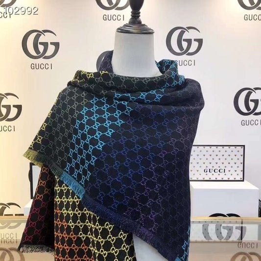 Gucci Rayon and Cotton Scarf SS001061
