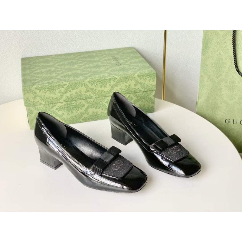 Gucci Square Head Single Shoes SH00239