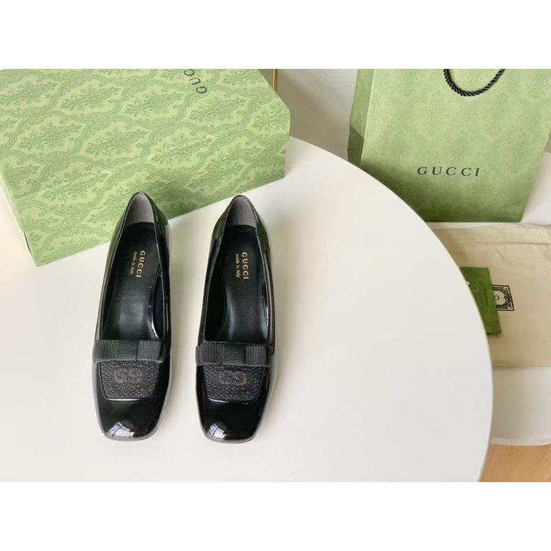 Gucci Square Head Single Shoes SH00239