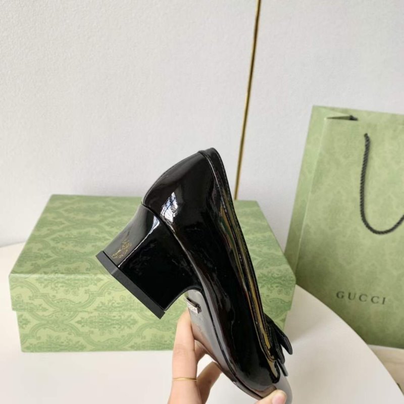 Gucci Square Head Single Shoes SH00239