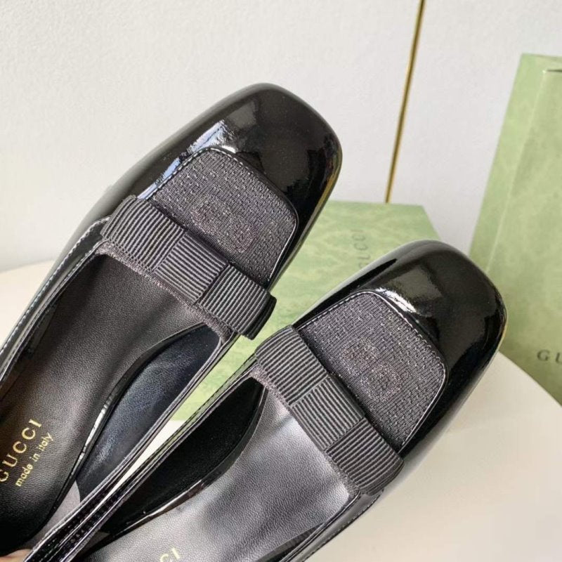 Gucci Square Head Single Shoes SH00239