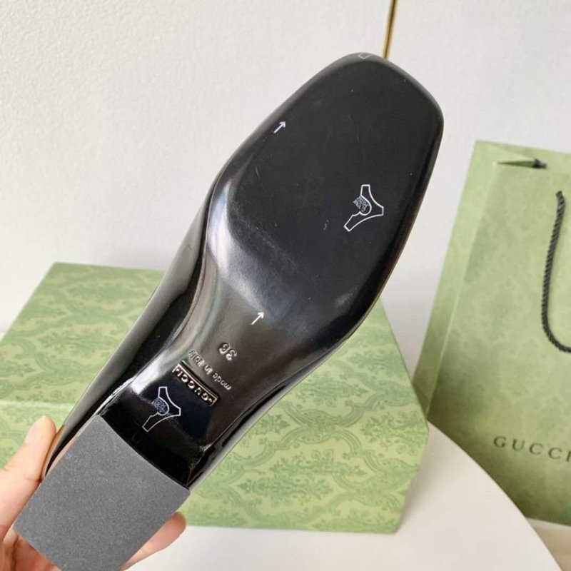 Gucci Square Head Single Shoes SH00239