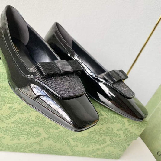 Gucci Square Head Single Shoes SH00240