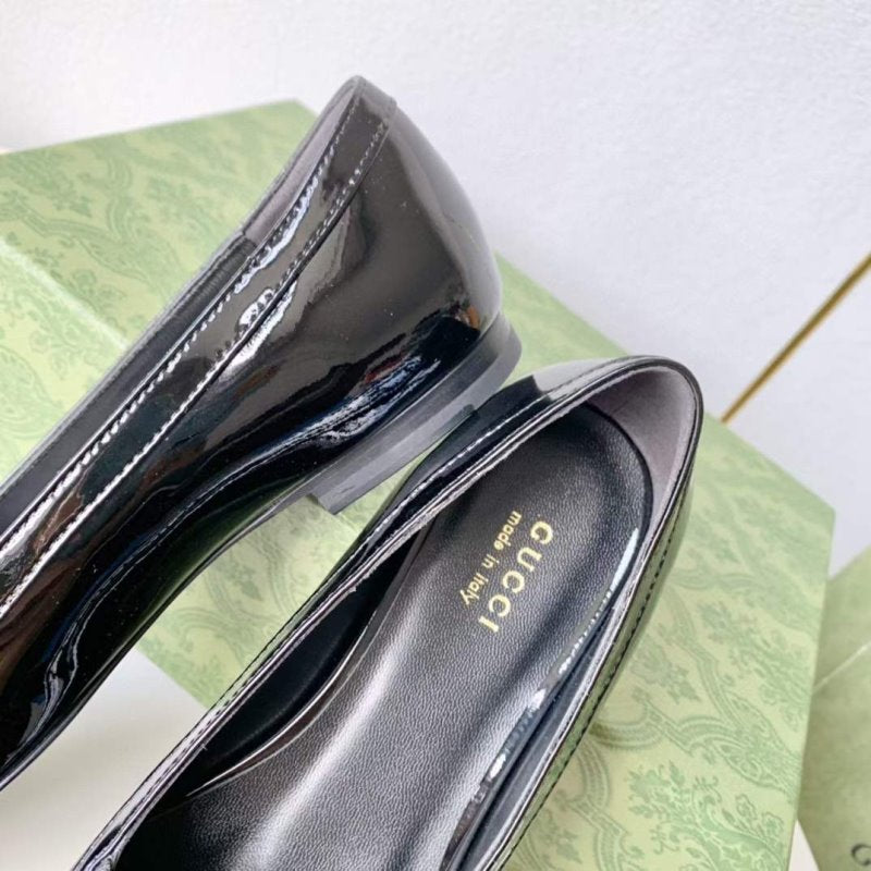 Gucci Square Head Single Shoes SH00240