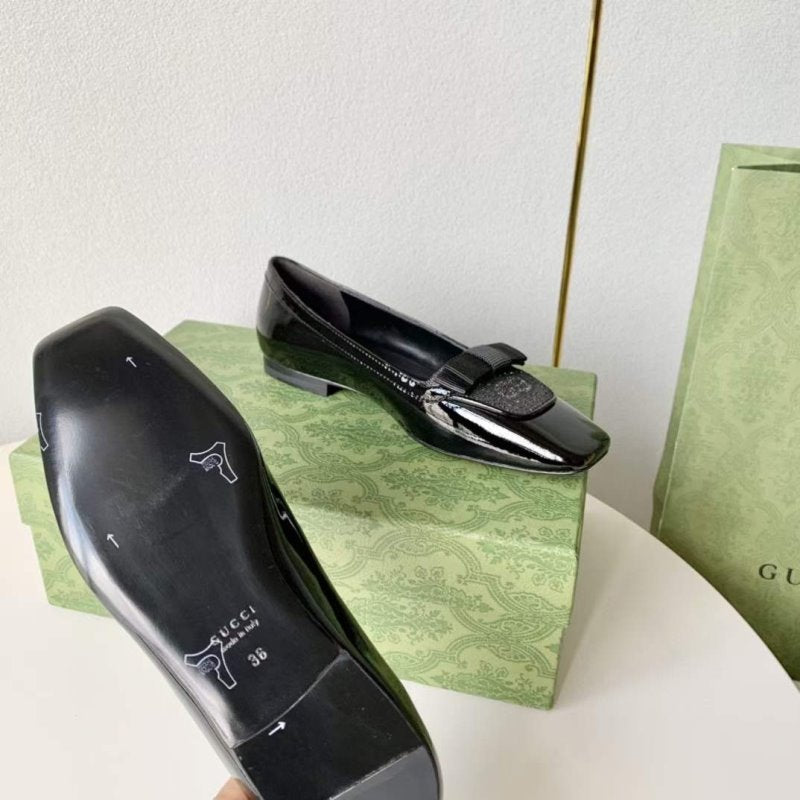 Gucci Square Head Single Shoes SH00240