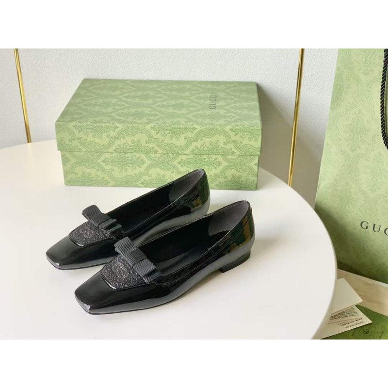 Gucci Square Head Single Shoes SH00240