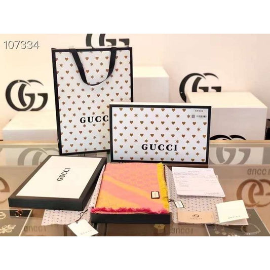Gucci Wool and Silk Square Scarf SS001064