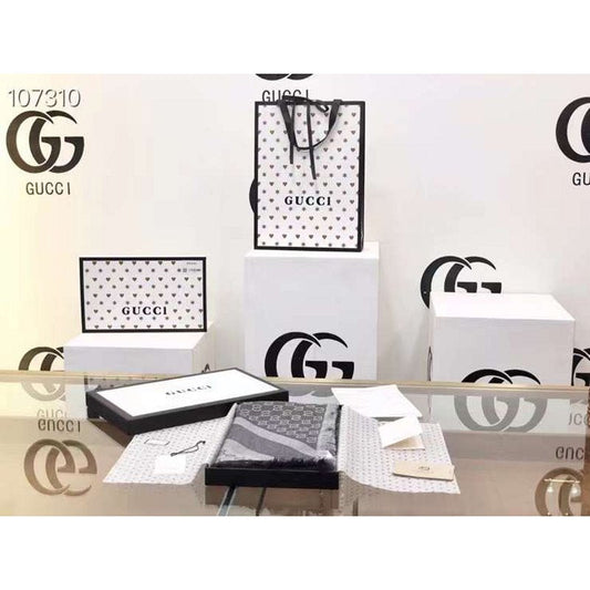 Gucci Wool and Silk Square Scarf SS001065
