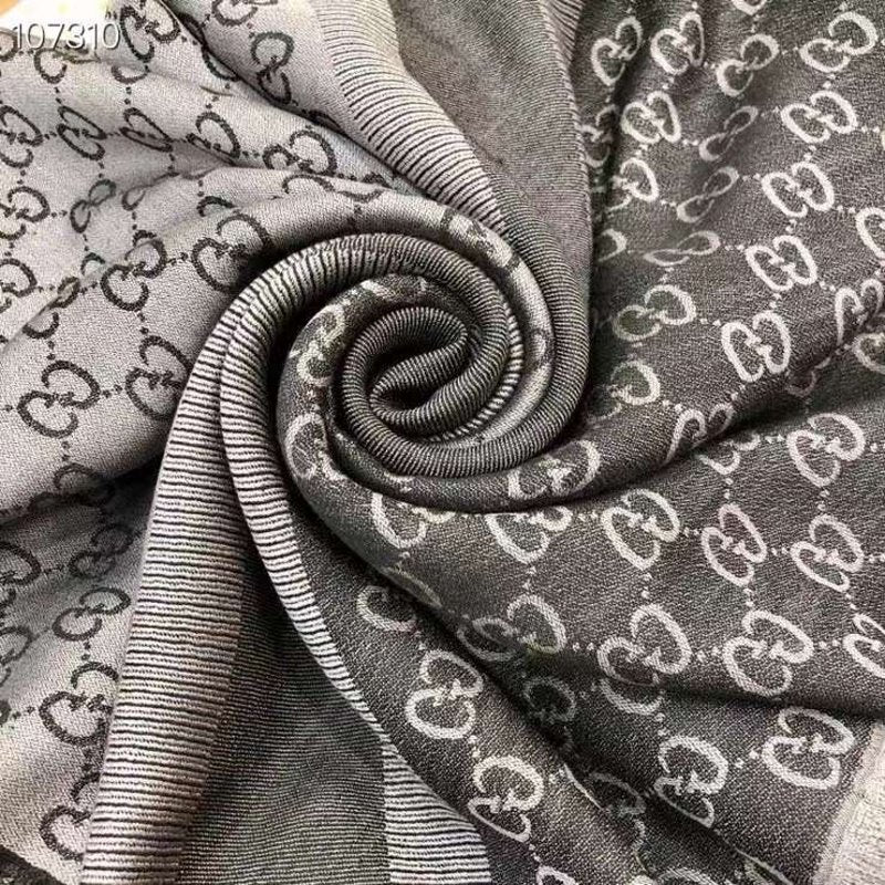 Gucci Wool and Silk Square Scarf SS001065