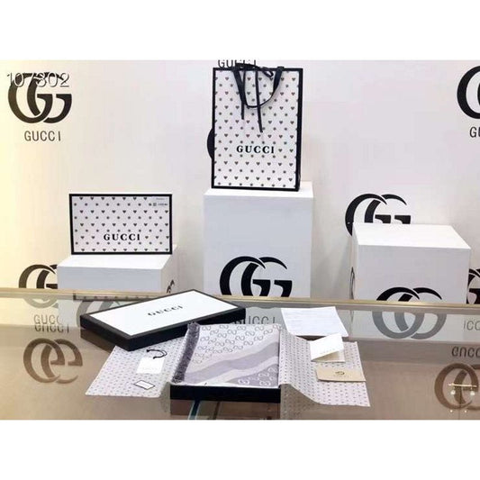 Gucci Wool and Silk Square Scarf SS001068