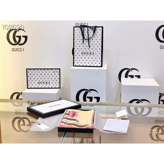 Gucci Wool and Silk Square Scarf SS001074
