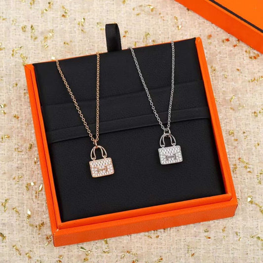 Hermes Bag Necklace JWLH0137