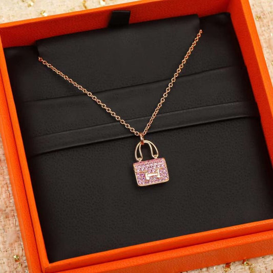 Hermes Bag Necklace JWLH0138