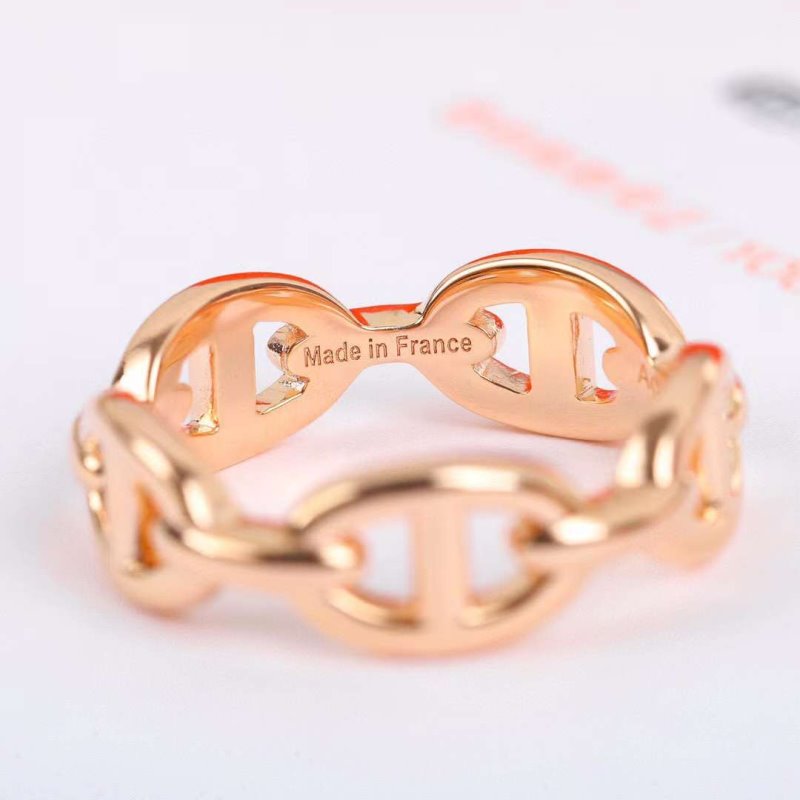 Hermes  Farandole Pig Nose Classic Ring JWLH0006