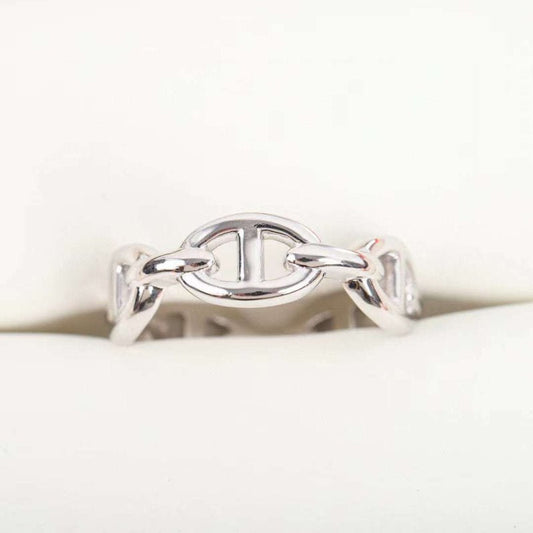 Hermes  Farandole Pig Nose Diamond Ring JWLH0014