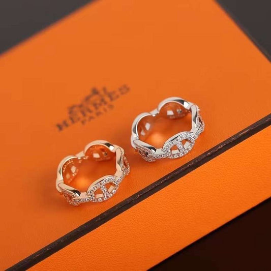 Hermes  Farandole Pig Nose Classic Ring JWLH0039